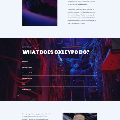 OxleyPC Homepage